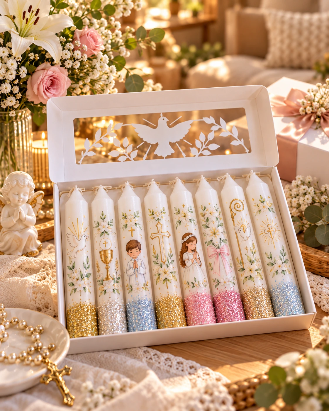 Velas — Batizados · Primeira Comunhão · Crisma